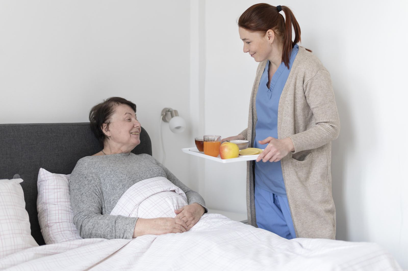 Preparing a nourishing meal together